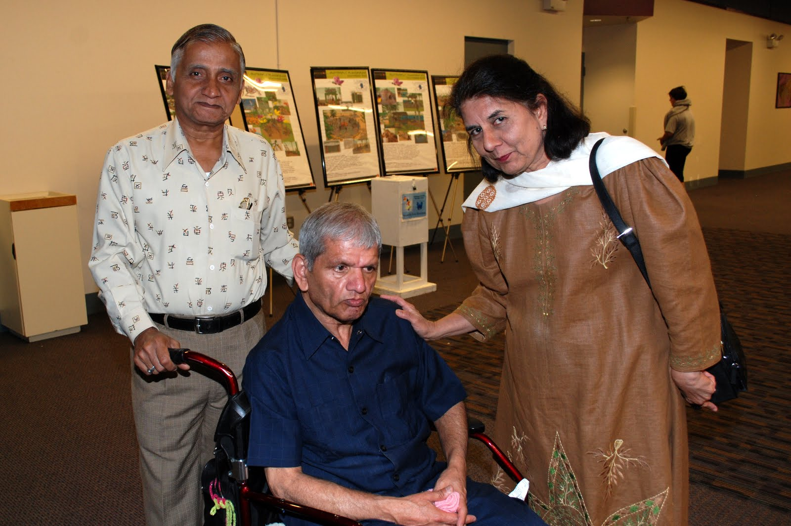 A family group at the event