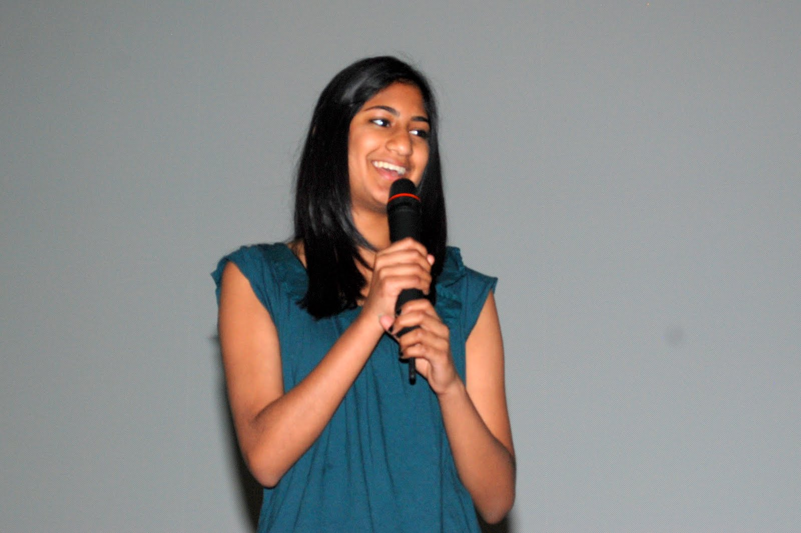 A singer performing