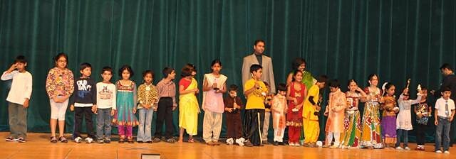 Yukta Garg New Talent Award recipients with their trophies at the 2011 ceremony.