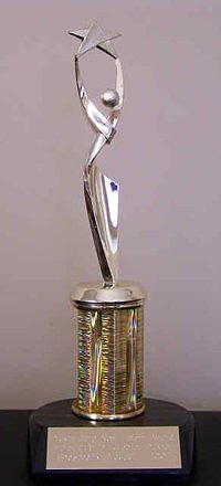 The Yukta Garg New Talent Award trophy
