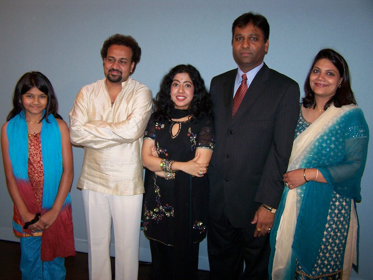 Sanjeevani and Shivprasad with concert organizers after the show.