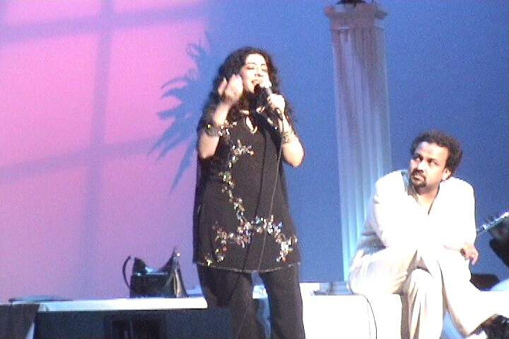 Sanjeevani and Shivprasad performing.
