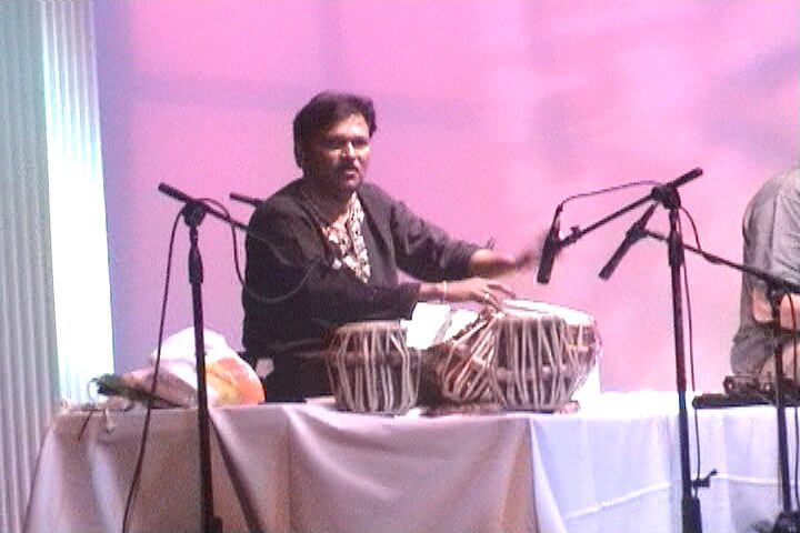Sushil on tabla.