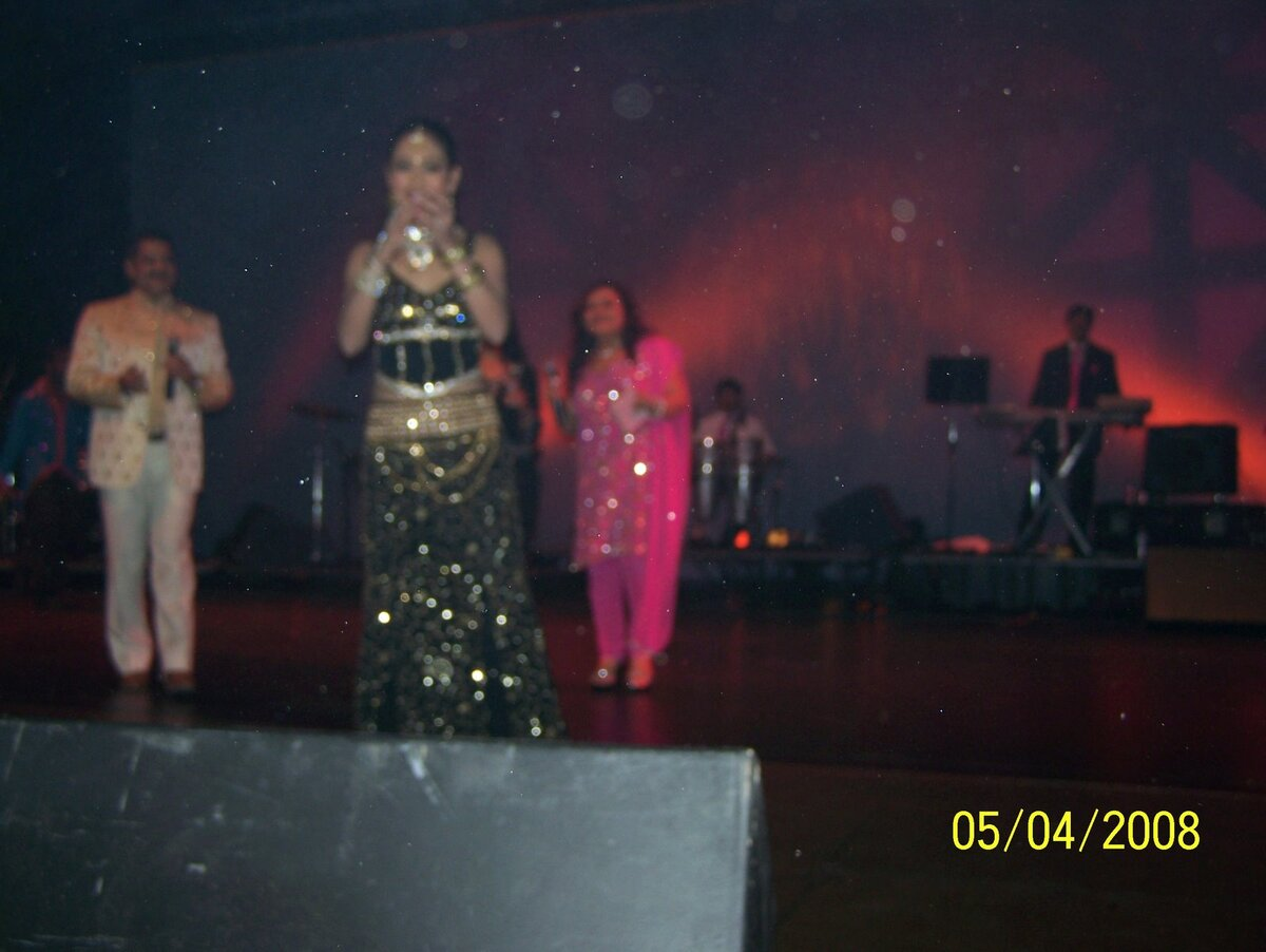 Dancers on stage during the show.