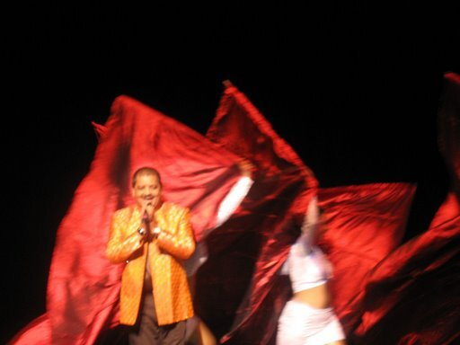 A dance number during Aditya Narayan’s set.