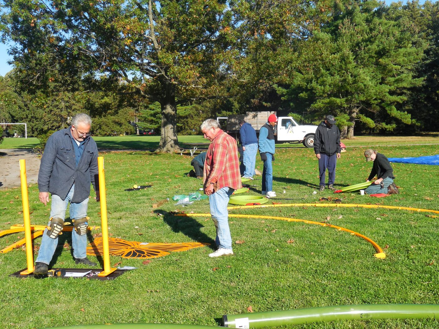 Groundbreaking and building the Butterfly Playground 9