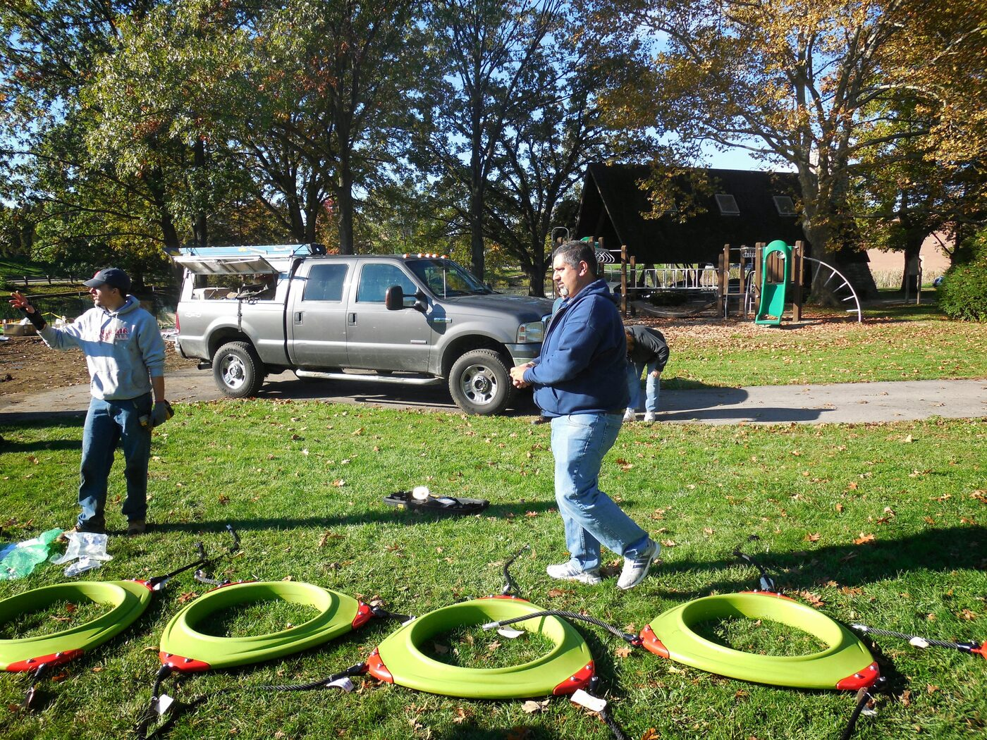 Groundbreaking and building the Butterfly Playground 13