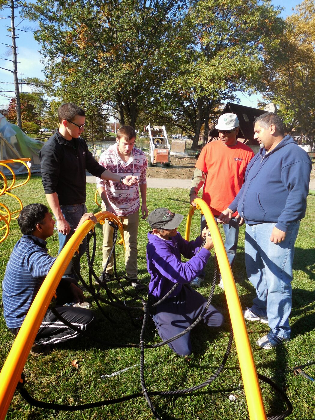 Groundbreaking and building the Butterfly Playground 17