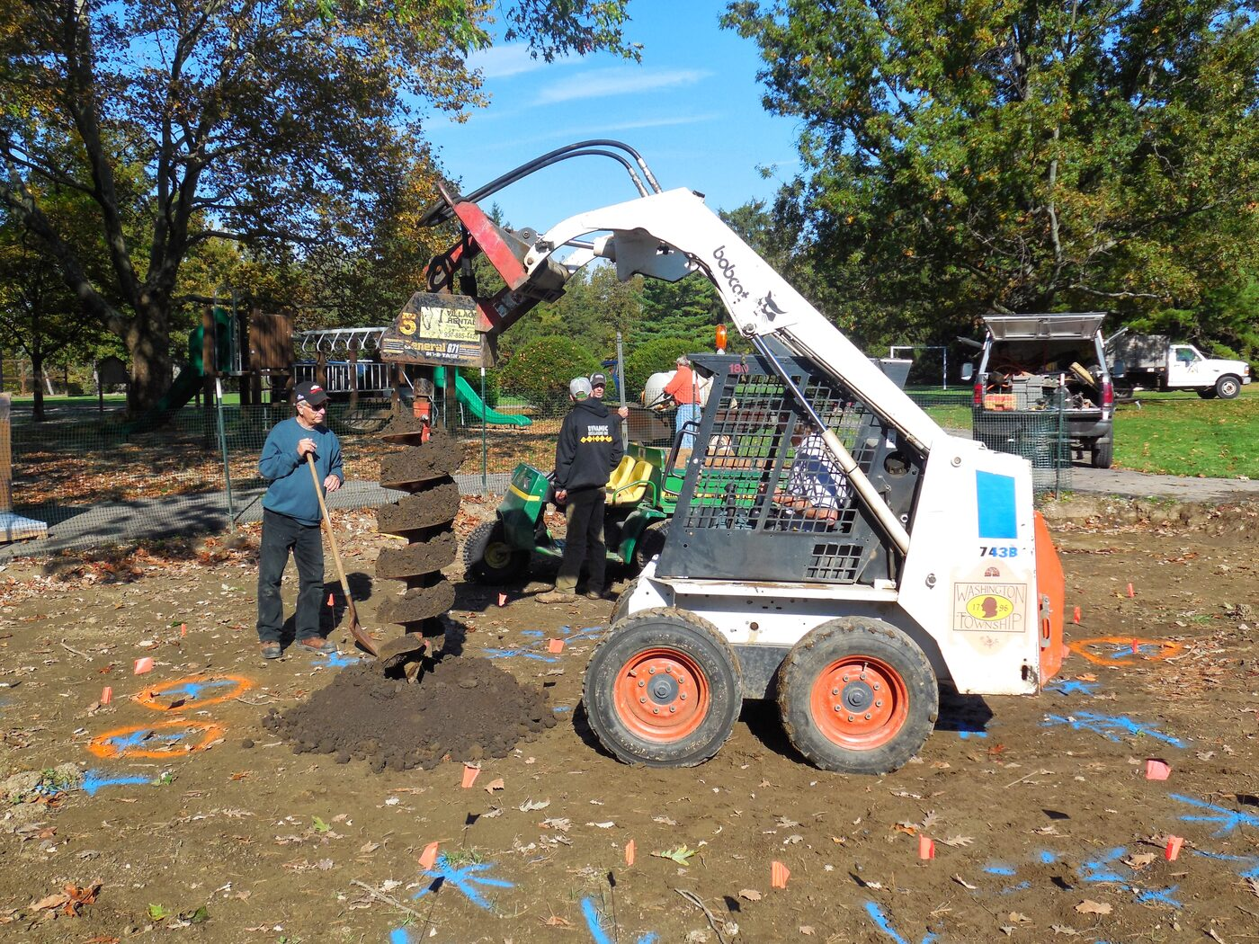 Groundbreaking and building the Butterfly Playground 19