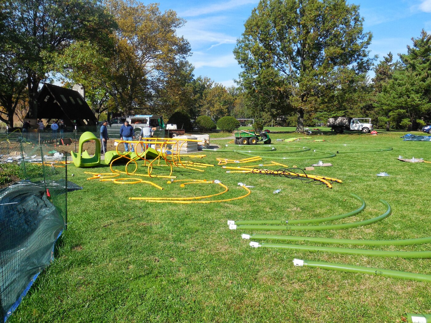 Groundbreaking and building the Butterfly Playground 20