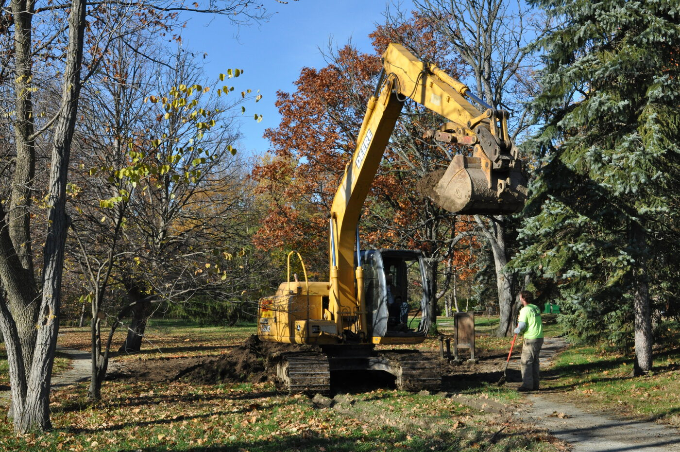 Groundbreaking and building the Butterfly Playground 28